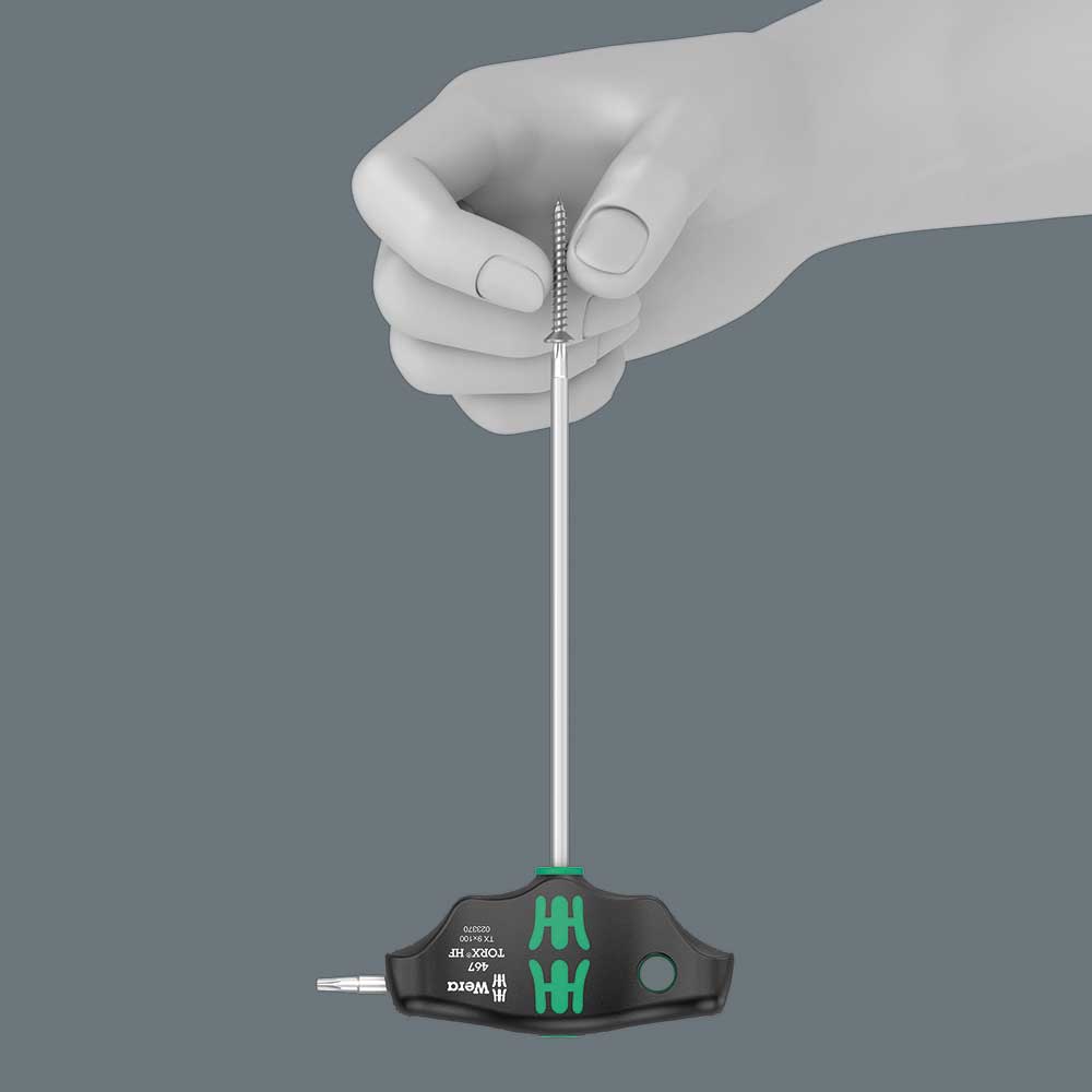 Wera 05023450001 454/7 HF 1 T-Handle Screwdriver Set