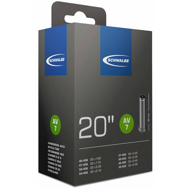 Schwalbe AV7D 20 cycle bike inner tube