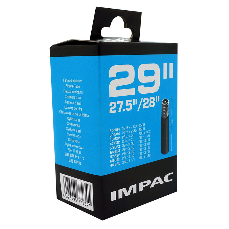 Impac Unisex's AV29 Tubes, Black, 29"/27.5"/28" x 1.50/2.35