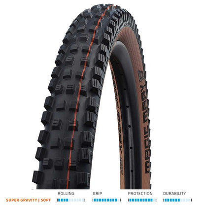 Schwalbe Magic Mary Evo TLE Folding Tyre // 62-584 (27.5 x 2.40 Inches) Super Ground