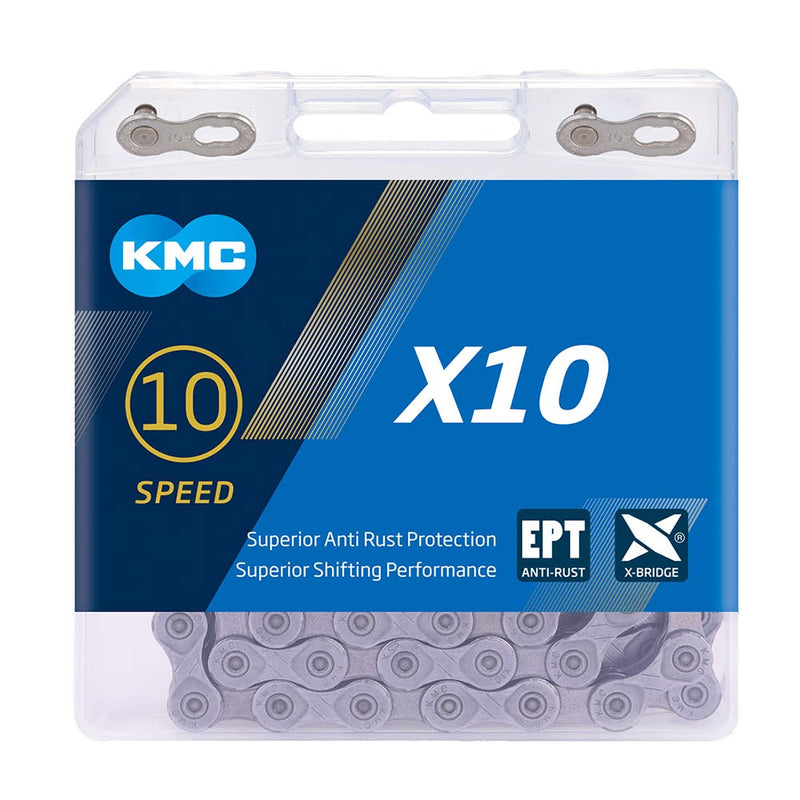 KMC X10 EPT Chain, Grey, 114 Links