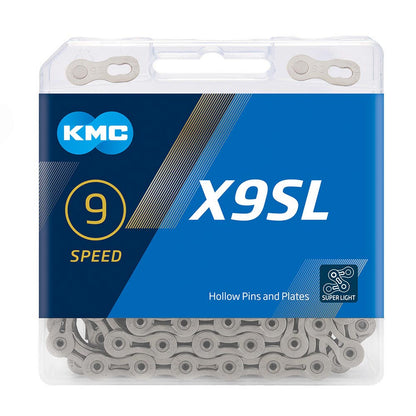 KMC Unisex – Erwachsene X9SL Ti-N X9 SL 9-Fach Kette