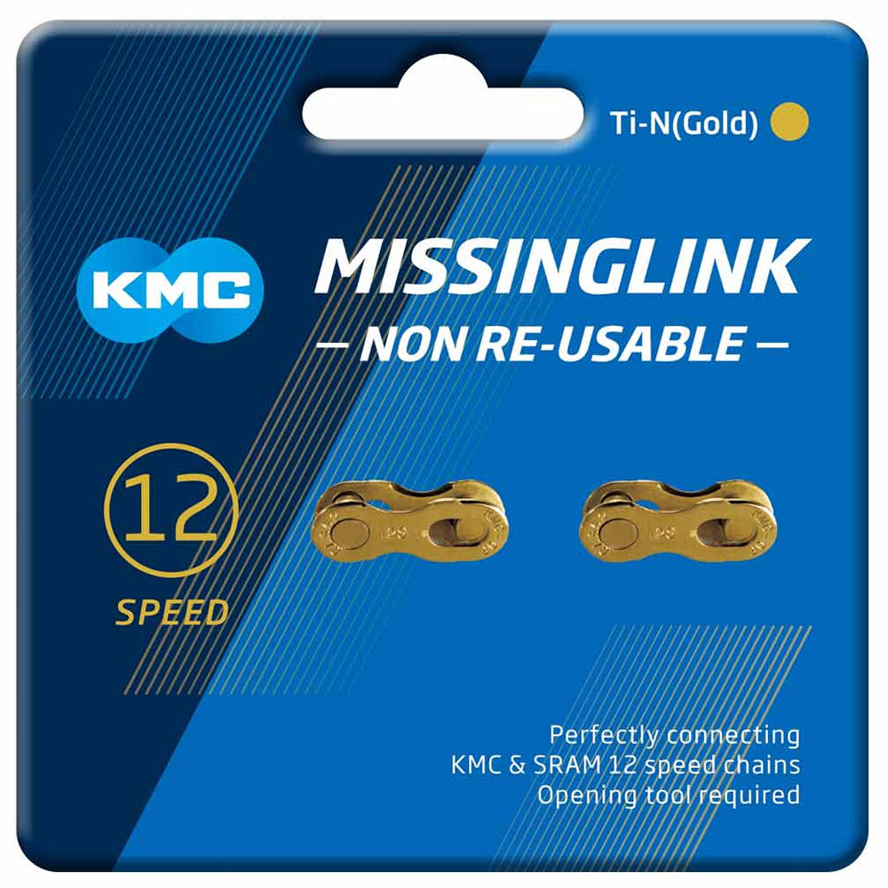 KMC MissingLink 12 NR Ti-N Kettenschloss 1/2×11/128' // For 12-fach Chain