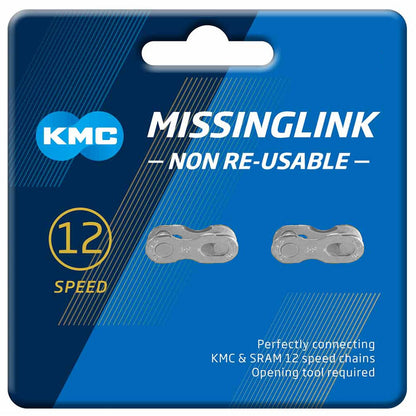 KMC MissingLink 12 NR EcoProteQ Kettenschloss 1/2×11/128' // For 12-fach Chain
