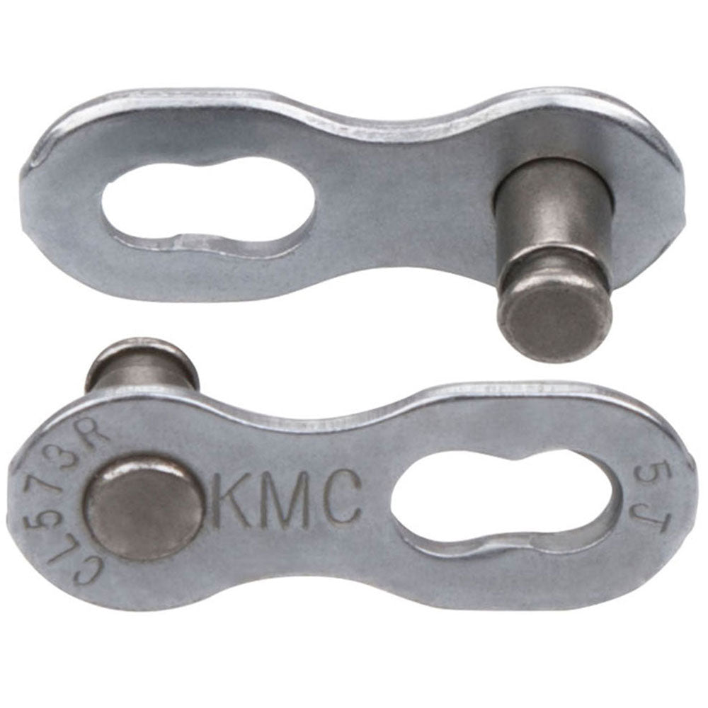 KMC Unisex's 7/8 Speed EPT MissingLink Joining Link, Dark Silver, 7.1mm (2 Pairs