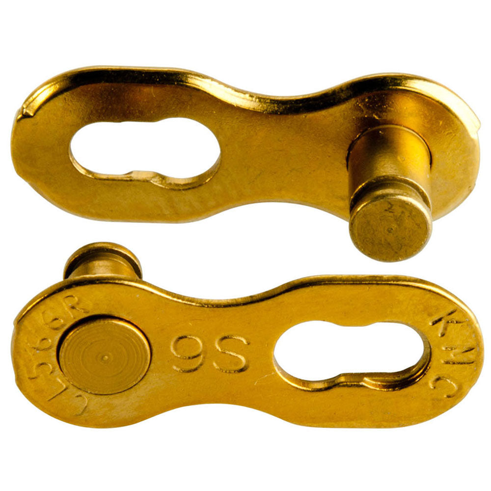 KMC MissingLink 9R Ti-N Gold 2 Pr (Reusable) cycle bike chain