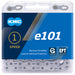 KMC Unisex's e101 EPT eBike Chain, Silver, Wide (1/8"