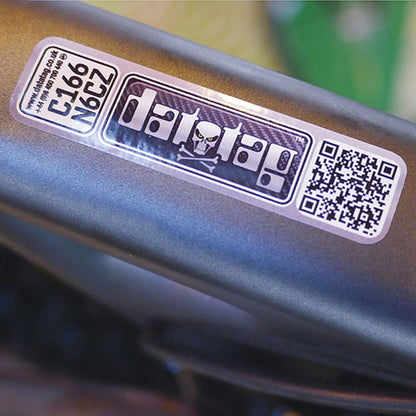 Datatag UV Stealth Sistema di identificazione di Sicurezza, 0,1 cm Unisex-Adulto, Argento (Silber