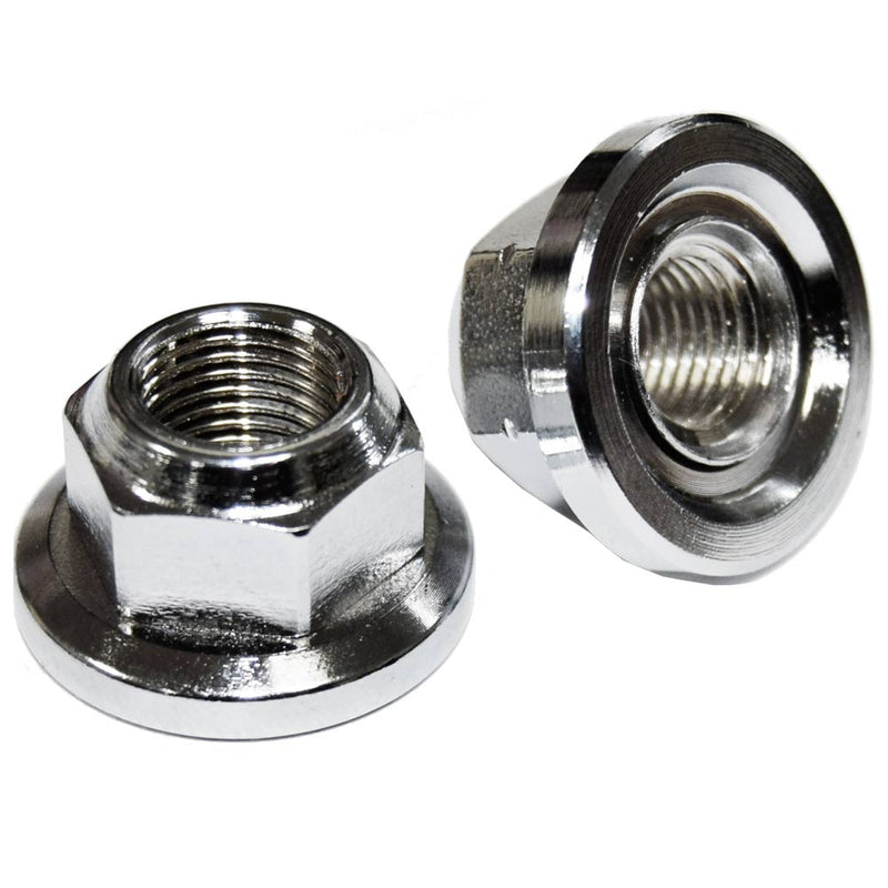 Miche Pista Track Nuts, Silver, 9mm (Front