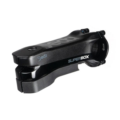 DEDA-ELEMENTI SUPERBOX stem/attacco 100 mm, S-DCR System, POB Finish, Alloy 6061, 82° Attacke, schwarz/schwarz, 100mm