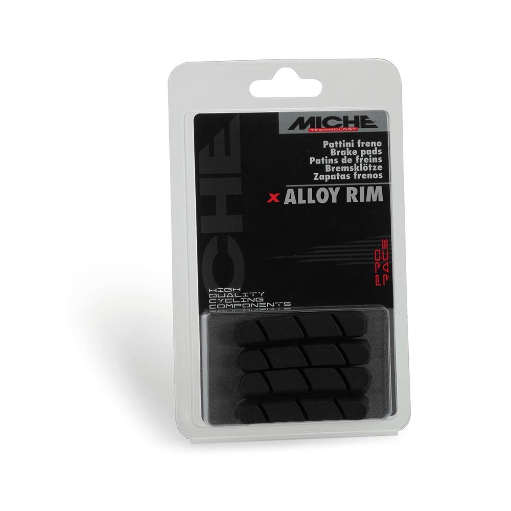 Miche Shimano Alloy Brake Pads x2 Pairs, Black