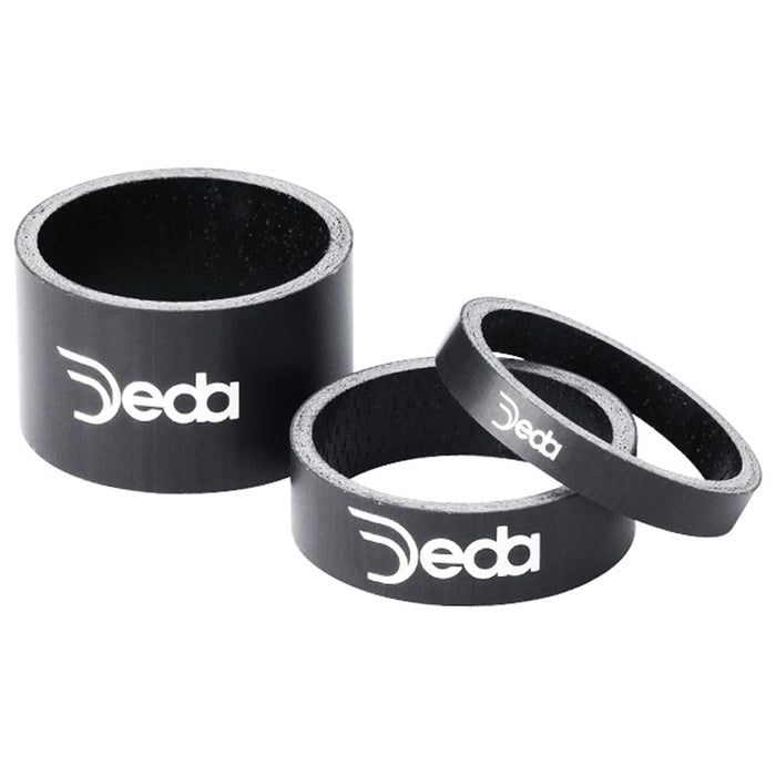 Deda Elementi Carbon Spacer, Black, 3mm (Pack of 10