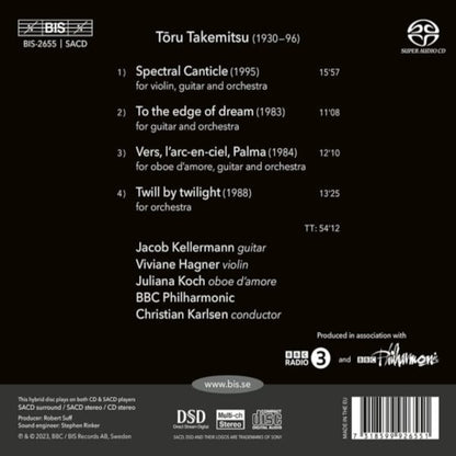 Toru Takemitsu: Spectral Canticle/To the Edge of Dream/...