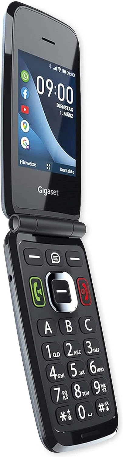Gigaset Móvil Senior GL7 2.8" Dual SIM Gris