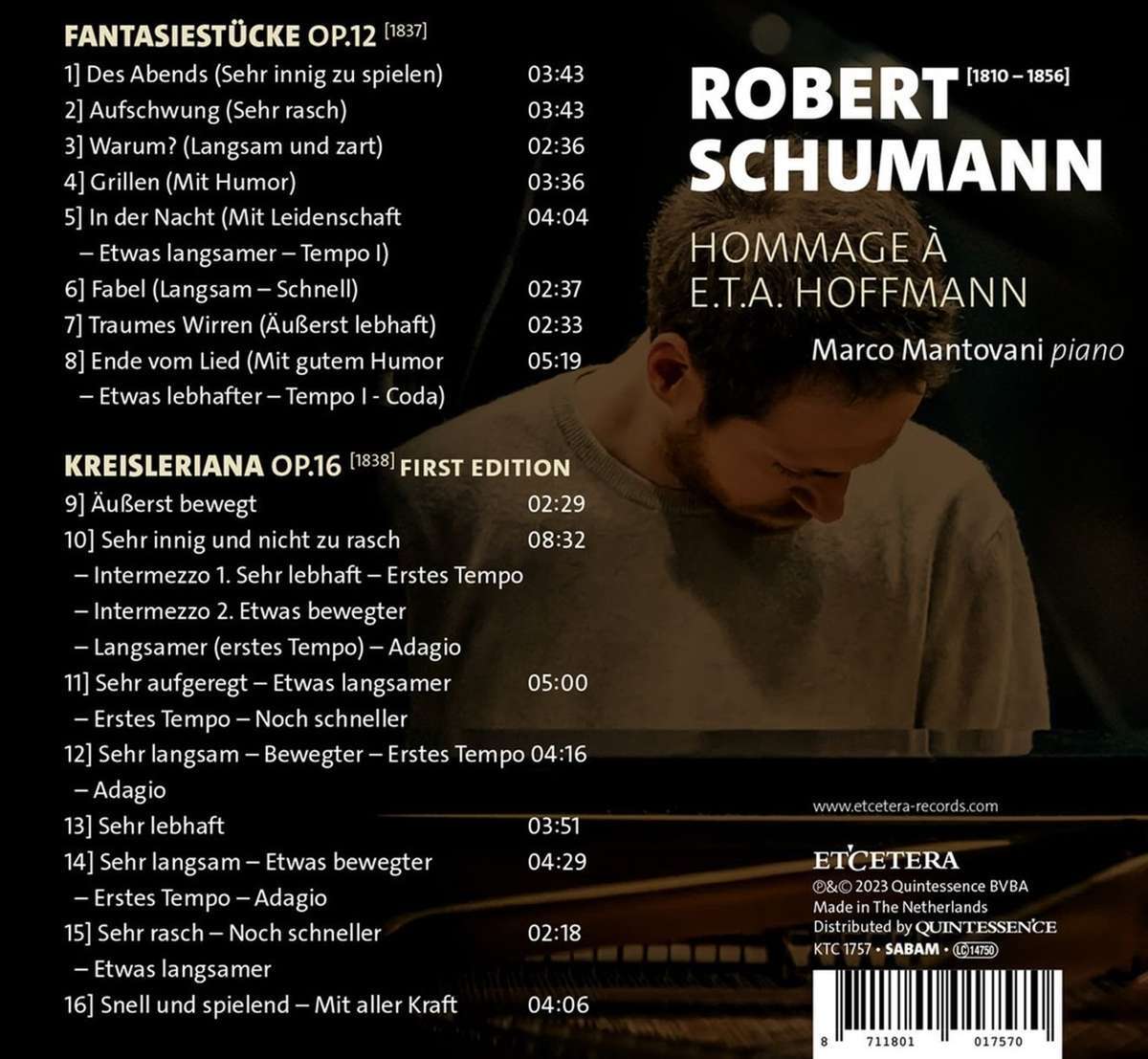 Robert Schumann: Hommage À E.T.A. Hoffmann