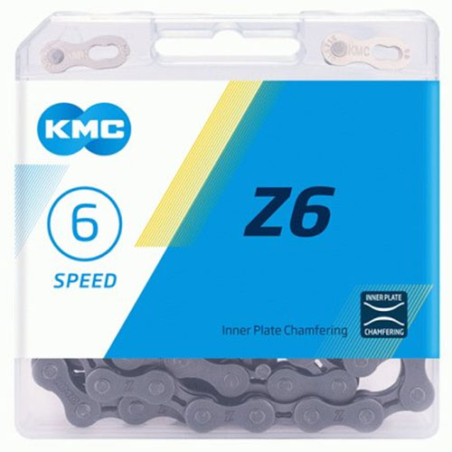 KMC Z6 5/6 Speed Chain, Grey, 114 Links