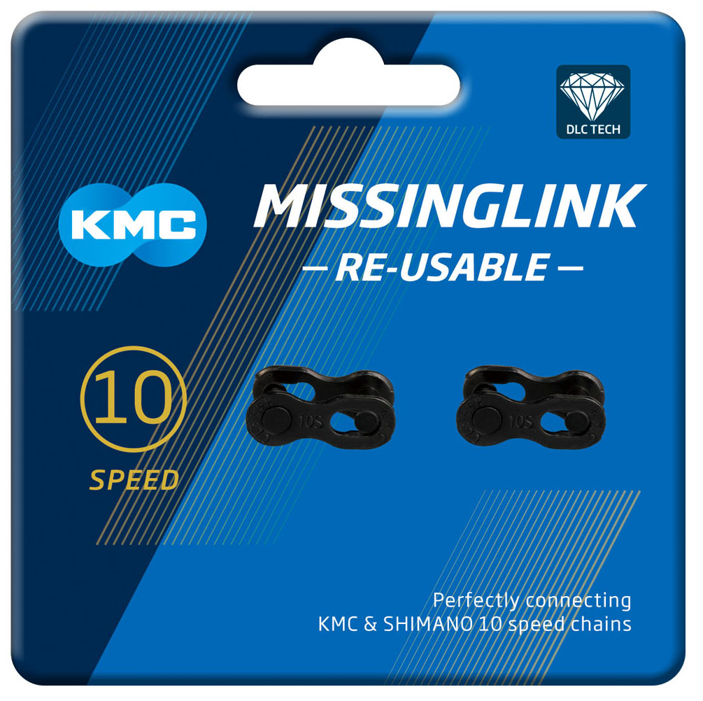 KMC MissingLink 10 R DLC Kettenschloss 1/2×11/128' // For 10-fach Chain
