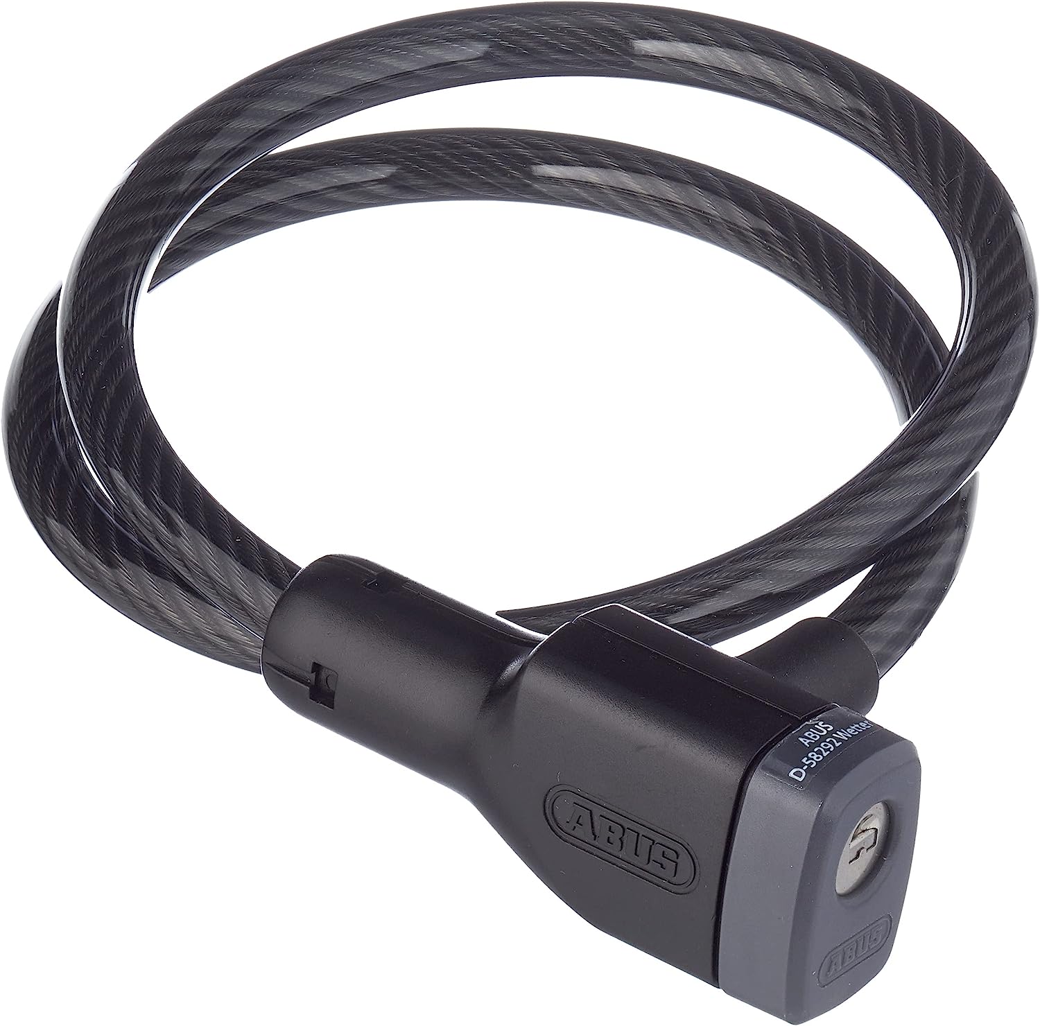 Abus Cable Lock Racer 6412 85Cm Bk Scmu cycle bike lock
