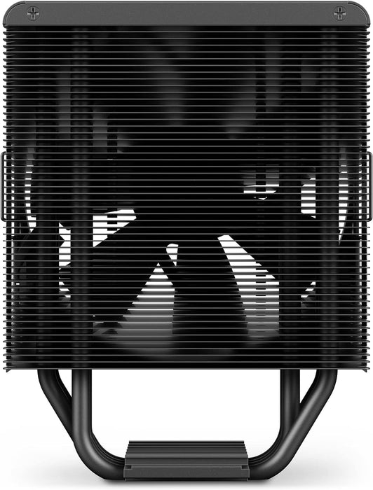 NZXT T120 CPU Air Cooler - RC-TN120-B1 - Conductive Copper Pipes - Fluid Dynamic Bearings - AMD and Intel Compatibility - Black Non RGB Black