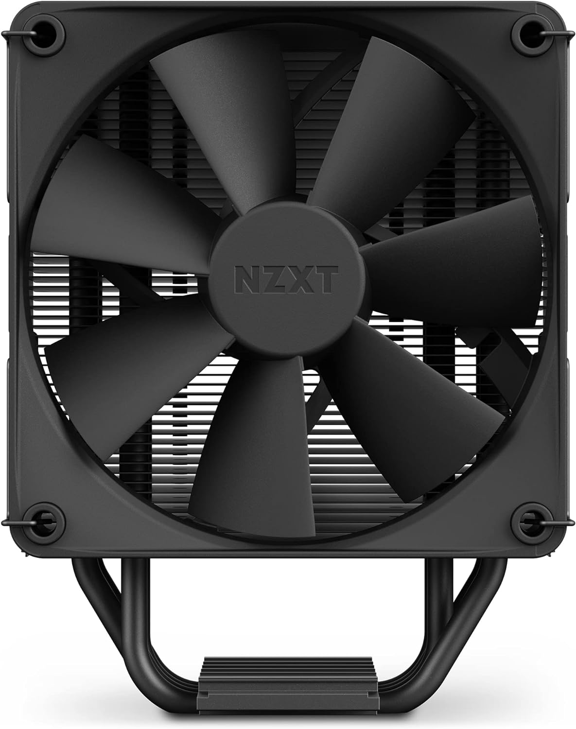 NZXT T120 CPU Air Cooler - RC-TN120-B1 - Conductive Copper Pipes - Fluid Dynamic Bearings - AMD and Intel Compatibility - Black Non RGB Black