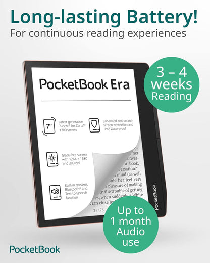PocketBook Era 64GB Koper (PB700-L-64-WW), Nero