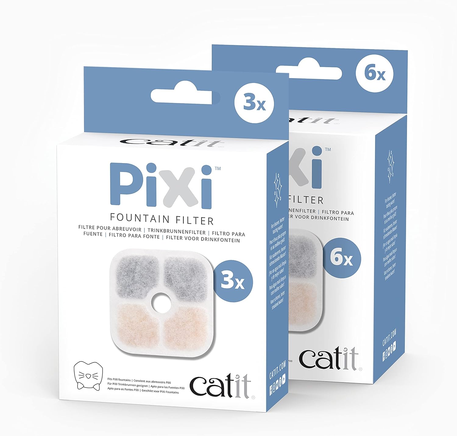 Catit - Coal Filter For Pixi 2.5L 6Pcs - (785.0487)