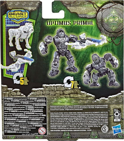 Transformers: Aufstieg der Bestien Beast Alliance Beast Weaponizers 2er-Pack Optimus Primal Spielzeug, ab 6, 12,5 cm