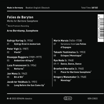 Arno Bornkamp: Folies De Baryton