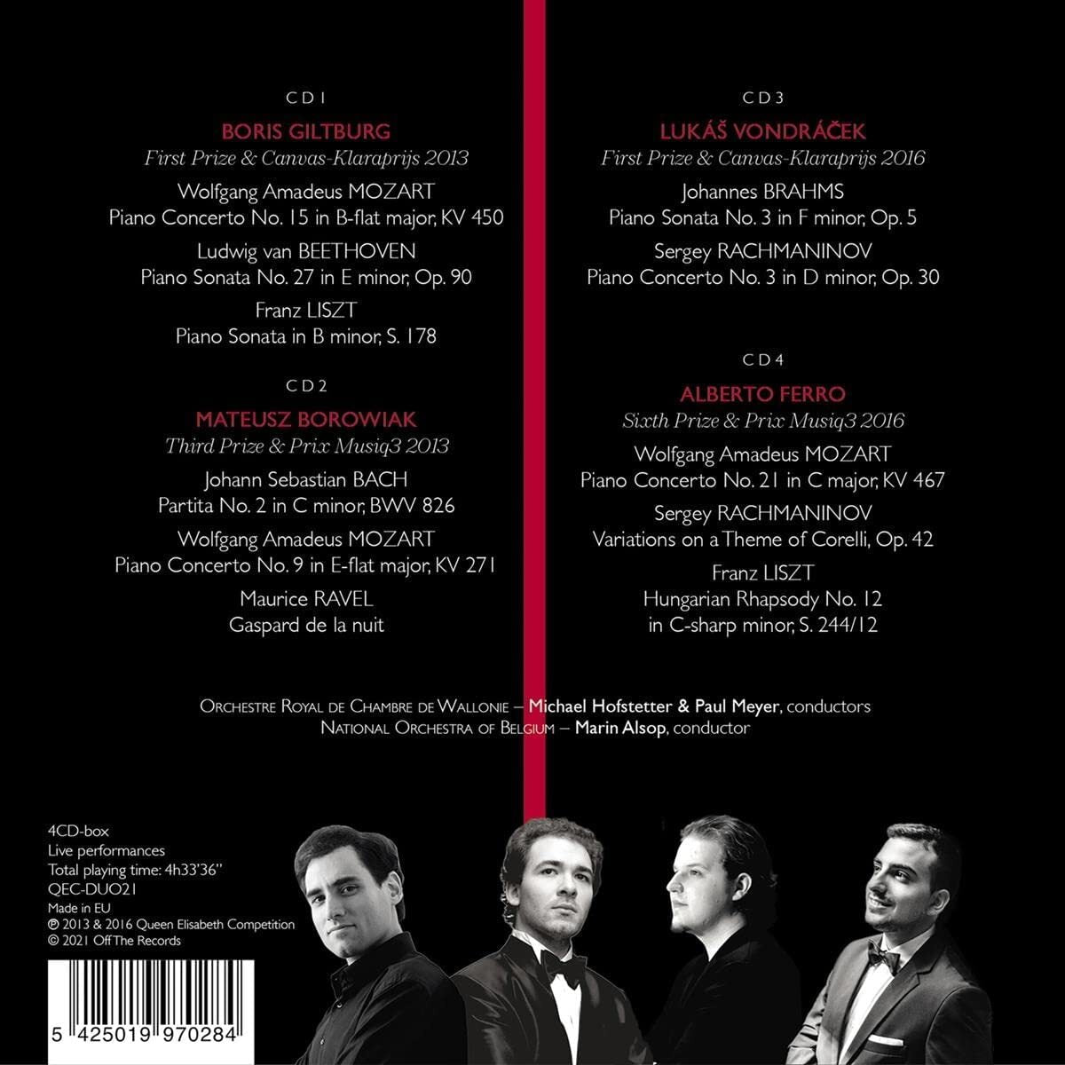 Queen Elisabeth Competition: Piano 2013 & 2016