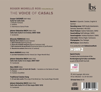 Roger Morelló Ros: The Voice of Casals