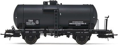 Rivarossi OBB (ex-FS) 2 Axle Tank Wagon OMV Dark Grey III HR6608, Various, 1:87 Scale HO Gauge