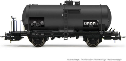 Rivarossi OBB (ex-FS) 2 Axle Tank Wagon OMV Dark Grey III HR6609, Various, 1:87 Scale HO Gauge