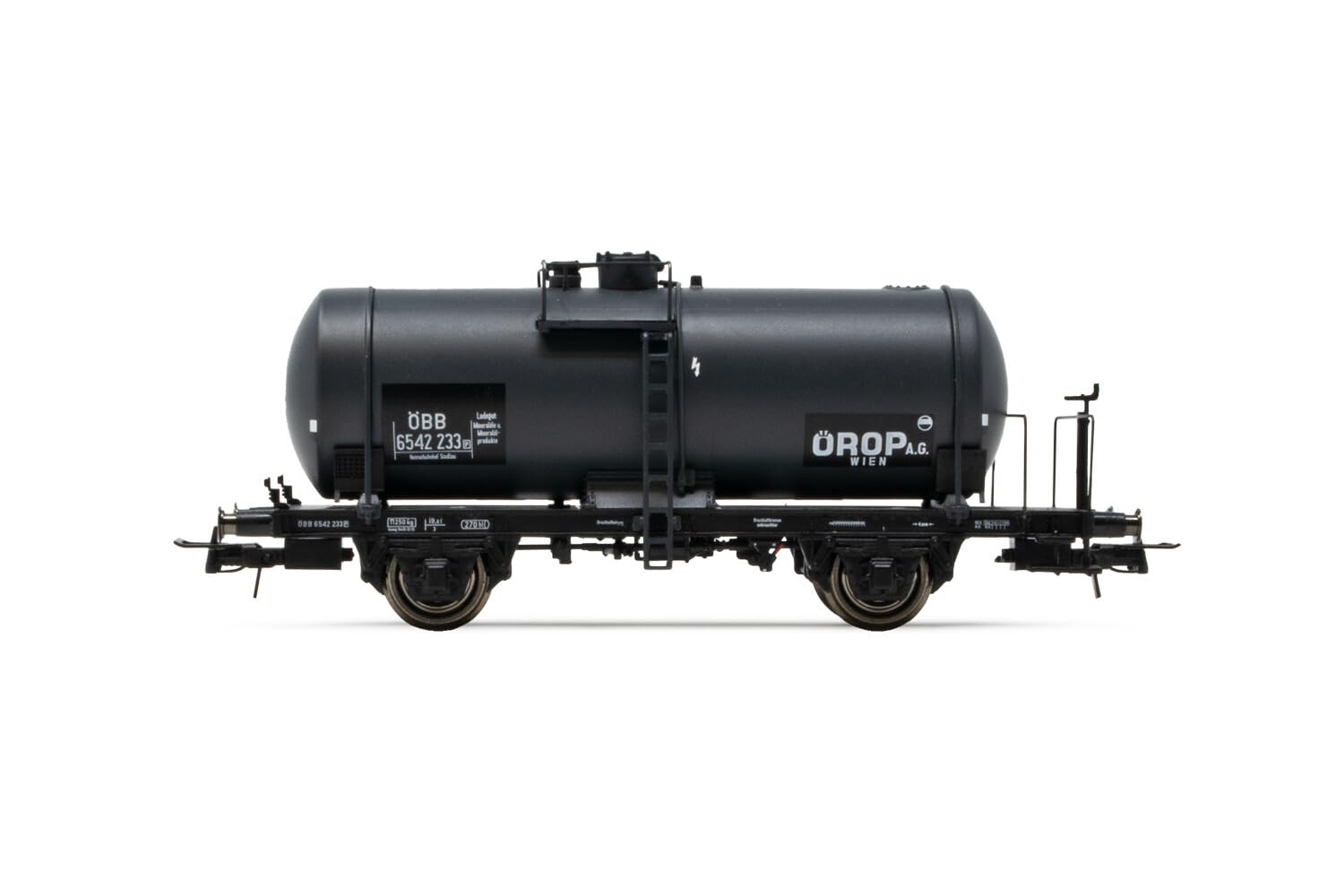 Rivarossi OBB (ex-FS) 2 Axle Tank Wagon OMV Dark Grey III HR6609, Various, 1:87 Scale HO Gauge