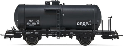 Rivarossi OBB (ex-FS) 2 Axle Tank Wagon OMV Dark Grey III HR6609, Various, 1:87 Scale HO Gauge
