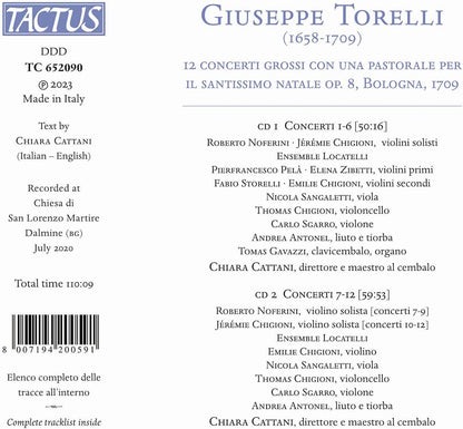 Giuseppe Torelli: 12 Concerti Grossi Op. VIII