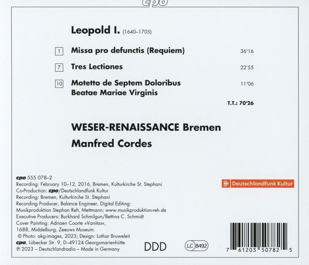 Leopold I: Requiem/Lectiones