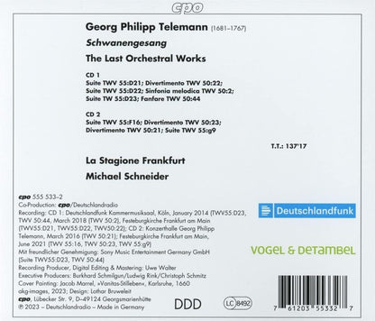 Georg Philipp Telemann: Schwanengesang: The Last Orchestral Works