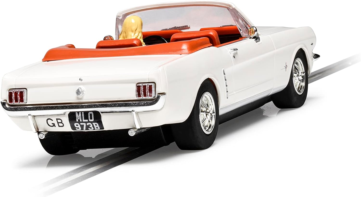 Scalextric James Bond Ford Mustang – Goldfinger - 1:32 Scalextric Car, White