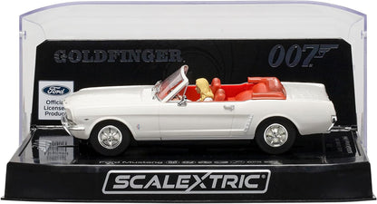 Scalextric James Bond Ford Mustang – Goldfinger - 1:32 Scalextric Car, White