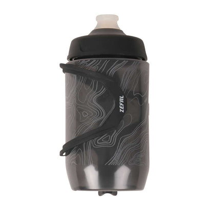Zéfal Unisex Pulze Z2 & Sense Pro 50 Set mit Flasche und Käfig, Schwarz, Nicht zutreffend