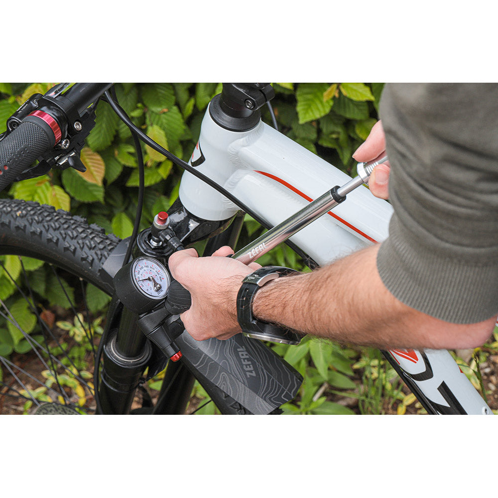 Zefal Z Shock MTB Shock Pump, Black/Silver, Universal