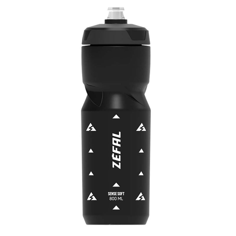 Zéfal Sense Soft 80 Wasserflasche, Schwarz, 800 ml