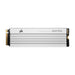Corsair MP600 PRO LPX 2TB M.2 NVMe PCIe x4 Gen4 SSD - Geoptimaliseerd voor PS5 (Tot 7,100MB/sec Sequential Read-Snelheden, 6,800MB/sec Sequential Write-Snelheden) Wit