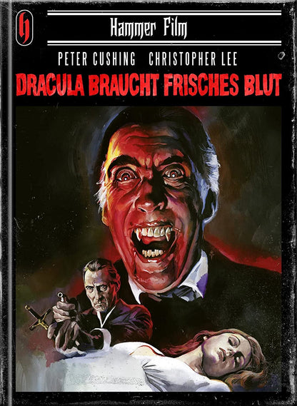 Dracula braucht frisches Blut - Cover A (Uncut Limited Mediabook, Hammer Film-Edition)