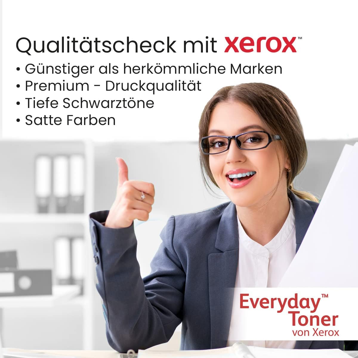 Toner Everyday Noir Compatible avec HP 415A (W2030A), Capacité Standard