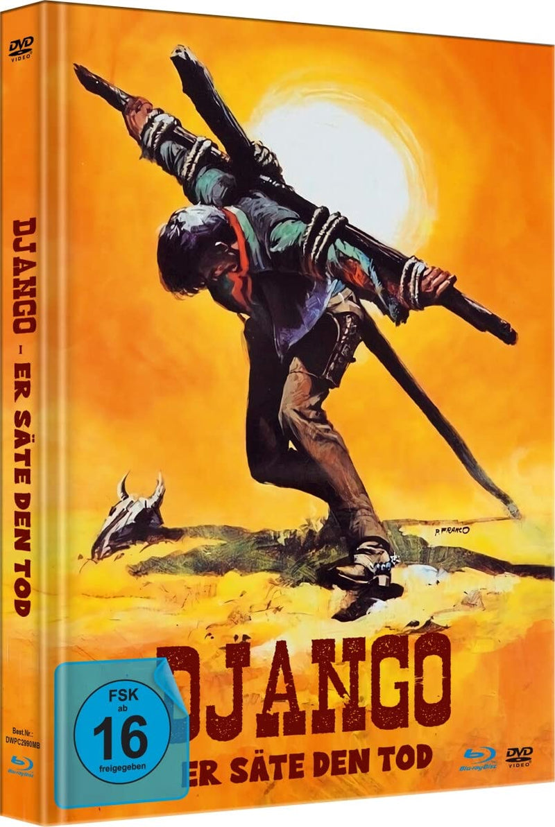 Django - Er säte den Tod (Uncut Limited Mediabook, in HD neu abgetastet Booklet)