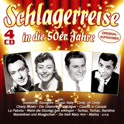 VARIOUS - SCHLAGERREISE IN DIE 50ER JAHRE - 94 ORIGINALAUFNAHMEN