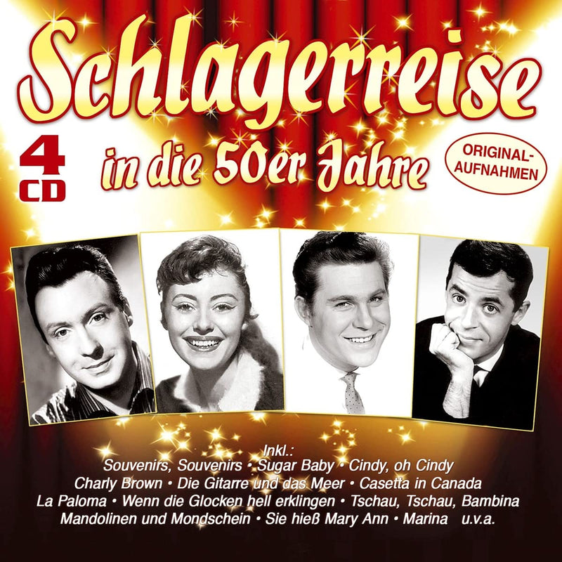 VARIOUS - SCHLAGERREISE IN DIE 50ER JAHRE - 94 ORIGINALAUFNAHMEN