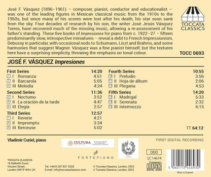 José F. Vásquez: The Complete Impresiones for Piano