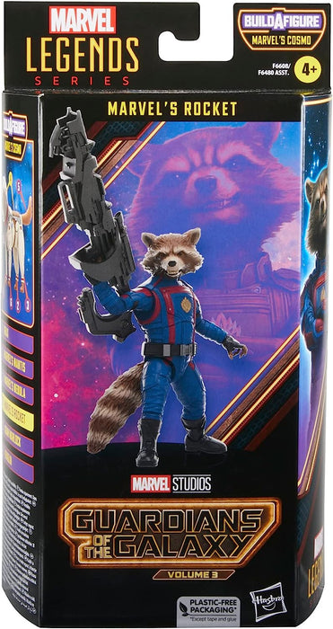 Marvel Legends Series Rocket, Guardians of The Galaxy Vol. 3 6-Inch Collectible Action Figures, Toys for Ages 4 and Up